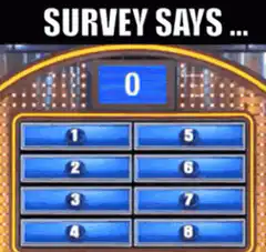 Survey Says Wrong Answer