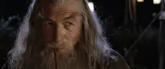 Gandalf smoking pipe