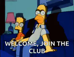 Homer and Bart Welcome to the Club