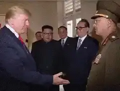 Donald Trump refuses Kim Jong Un handshake