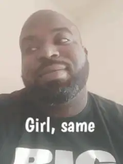 Man nodding with Girl same text