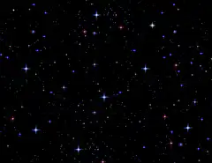 Twinkling stars in space