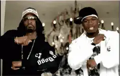 Snoop Dogg and 50 Cent dancing