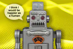 Robot wants to be human