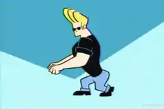 Dilbert doing the worm dance