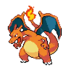 Pixel Art Charizard