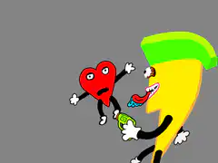 Lightning bolt zaps heart