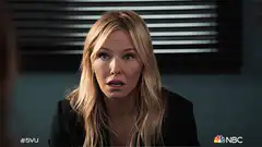 Kristen Bell shocked face SVU