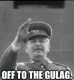 Stalin Off to the Gulag