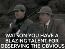 Sherlock Watson Blazing Talent Observing
