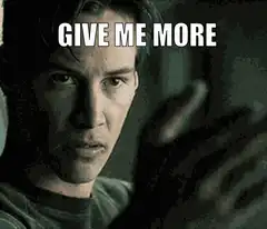 Keanu Reeves Give Me More