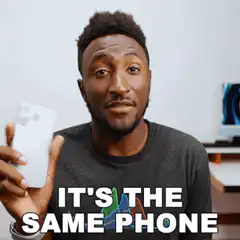 It's the same phone as last year