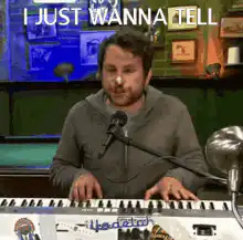 Chris Parnell plays keyboard and says go fuck yourselves