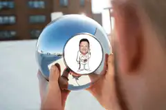Gangnam Style Psy on Crystal Ball