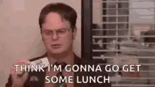 Dwight Schrute It's Time Lunch