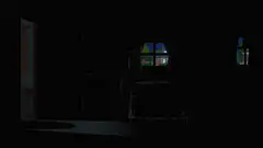 Peter Griffin turns on kitchen light