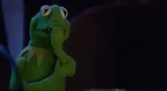 Kermit the Frog thinking