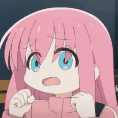 Hitori Gotoh surprised by game controller