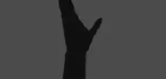 Hand grabbing wrist animation