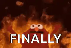 Elmo Finally