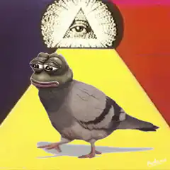 Pepe the Pigeon All Seeing Eye