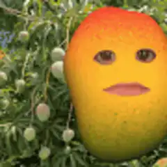 Mango with human face