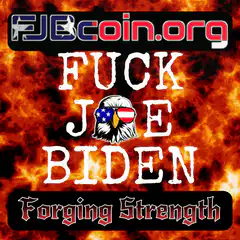 Fuck Joe Biden flaming eagle
