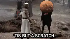 Monty Python Mars head scratch