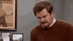Ron Swanson says dammit