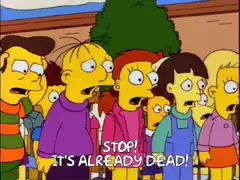 Martin Prince Stop It's Already Dead
