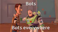 Buzz Lightyear Bots everywhere