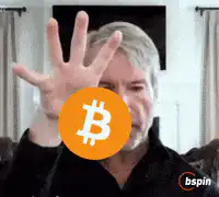 Rick Astley Bitcoin Hand Spin