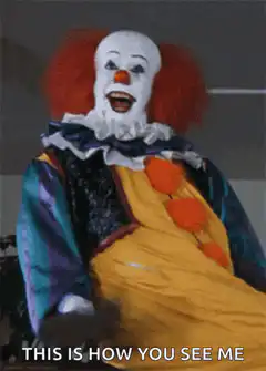 Pennywise laughing maniacally