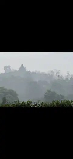 Borobudur Temple in the Mist