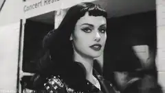 Bella Heathcote punk hair flip