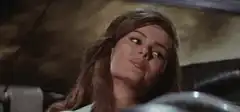 Jane Fonda winking in Barbarella