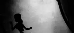 shadow puppet vampire and girl