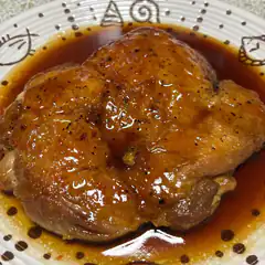 glazed chicken on plate