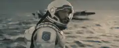 Astronaut on alien planet