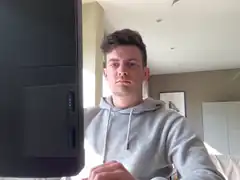 man looking at computer screen