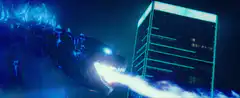 Godzilla breathing atomic breath