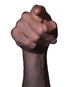 pointing finger
