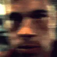 Brad Pitt face zoom blur