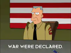 Sergeant Hartman War Were Declared