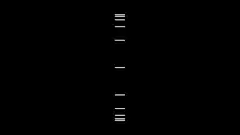 Morse code dots and dashes
