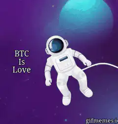 BTC Is Love Astronaut