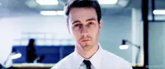 Edward Norton nodding
