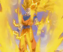 Goku Super Saiyan 3 aura