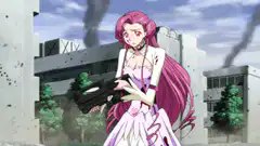C.C. reloading her gun