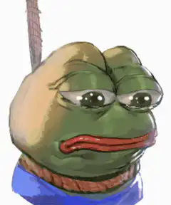 Sad Pepe crying